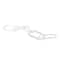 27" Clear Acrylic Plastic Chain Oval Link Sculpture